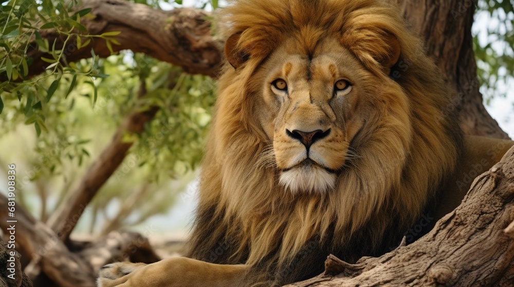 Fototapeta premium portrait of a lion