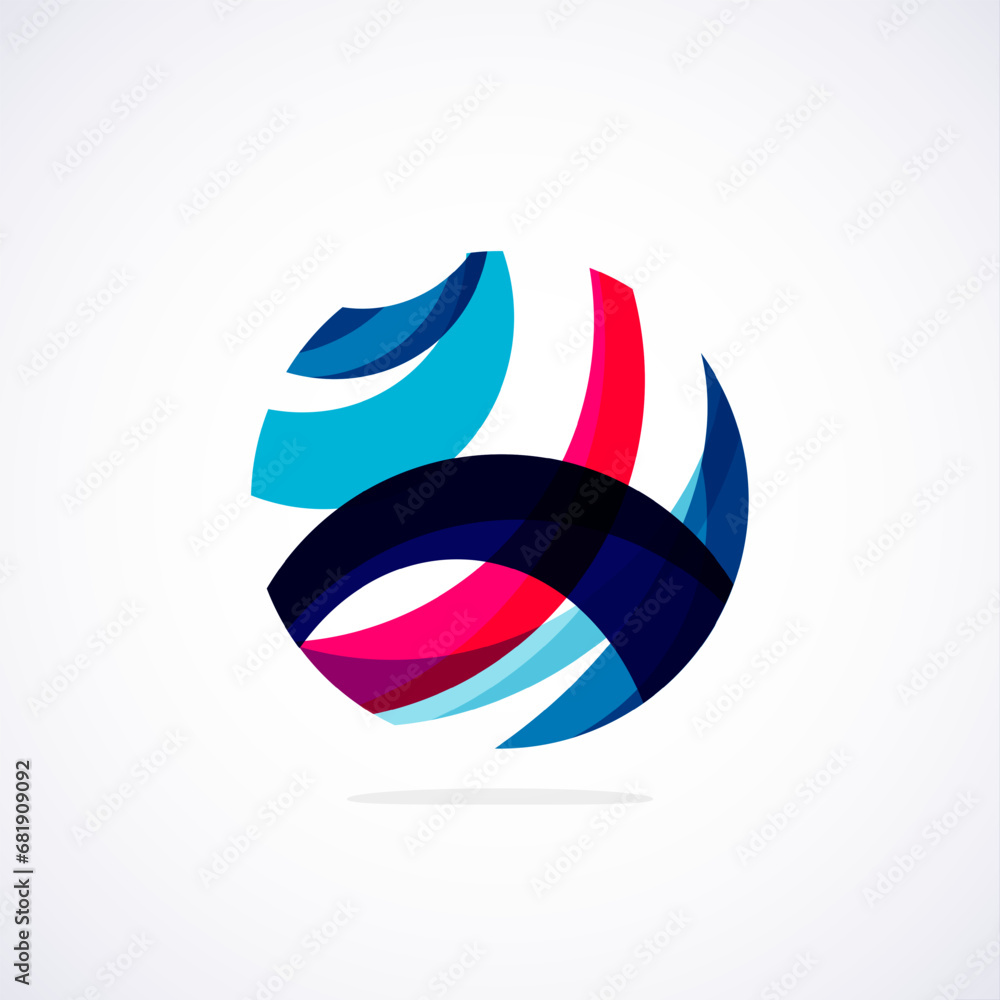 Obraz premium Creative geometric abstract background design