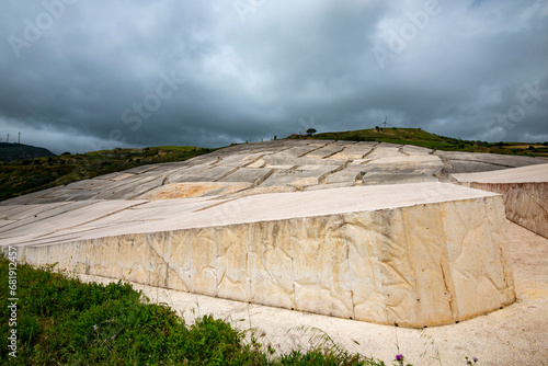 Cretto Burri Concrete Field - Sicily - Italy photo