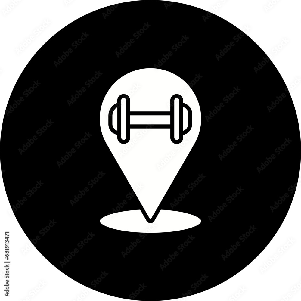 Gym Location Icon Gym Location Icon