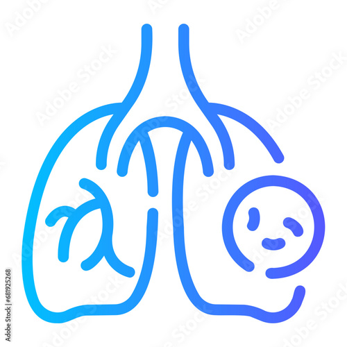 tuberculosis Line Gradient Icon