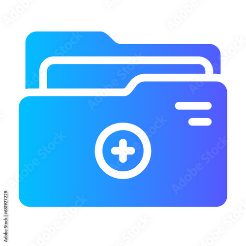 medical history Gradient icon