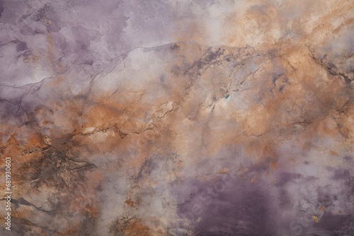 Cosmic cloud-inspired abstract with warm gold and cool purple tones, suitable for imaginative artwork or background design.