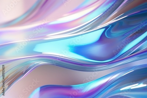 Holographic abstract background. Holographic neon foil trend background