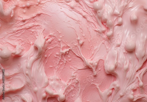 Soft pink textured substance, ideal for abstract art, cosmetics backgrounds, or organic visual concepts.