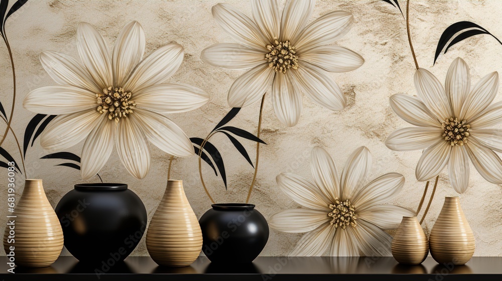 Obraz premium still life with flowers