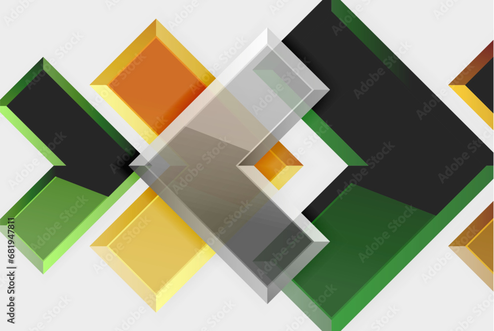 Arrow square geometric vector abstract background Arrow square geometric vector abstract background