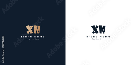 XN Letters vector logo design photo