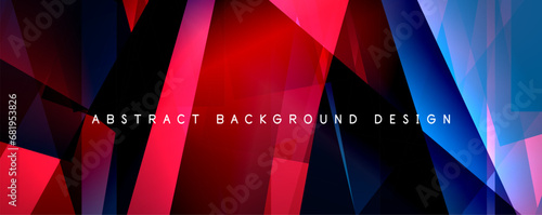 Breaking Glass Background, Kaleidoscope effect. Transparent Straight Lines. Dynamic Light Rays effect. Vector Illustration For Wallpaper, Banner, Background, Card, Book Illustration, landing page