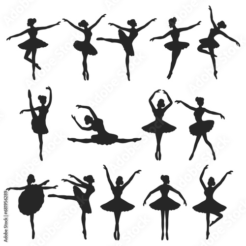 Ballet silhouette illustration