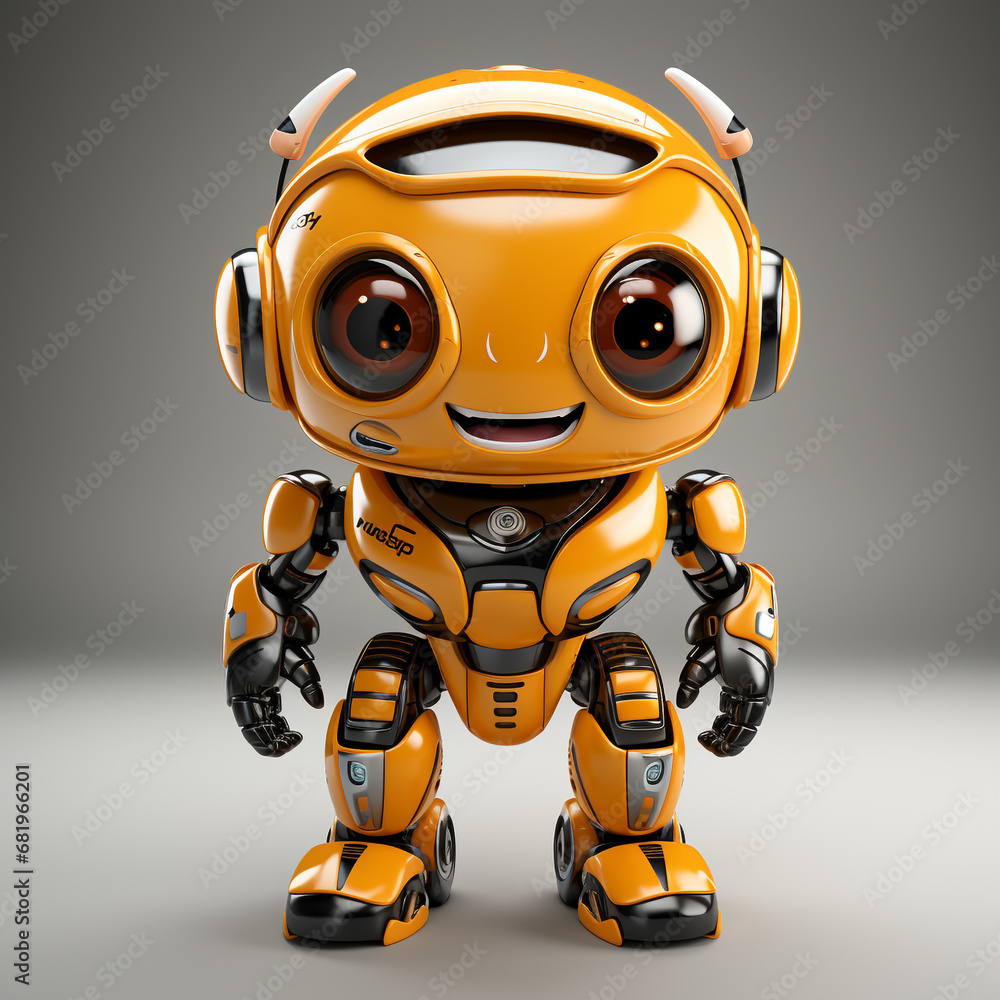 3d Robot cartoon bee 3d Robot cartoon bee