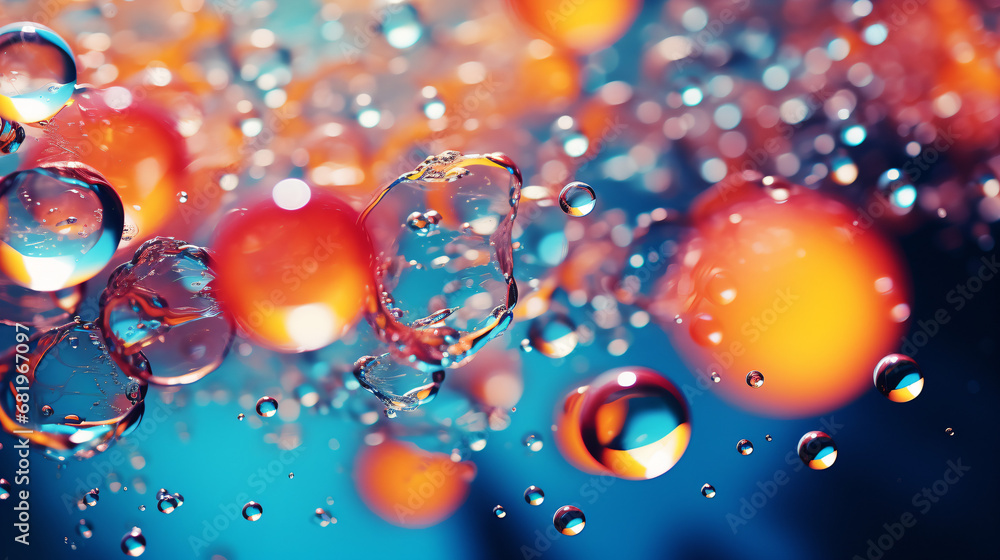 custom made wallpaper toronto digitalColorful Bubble Background