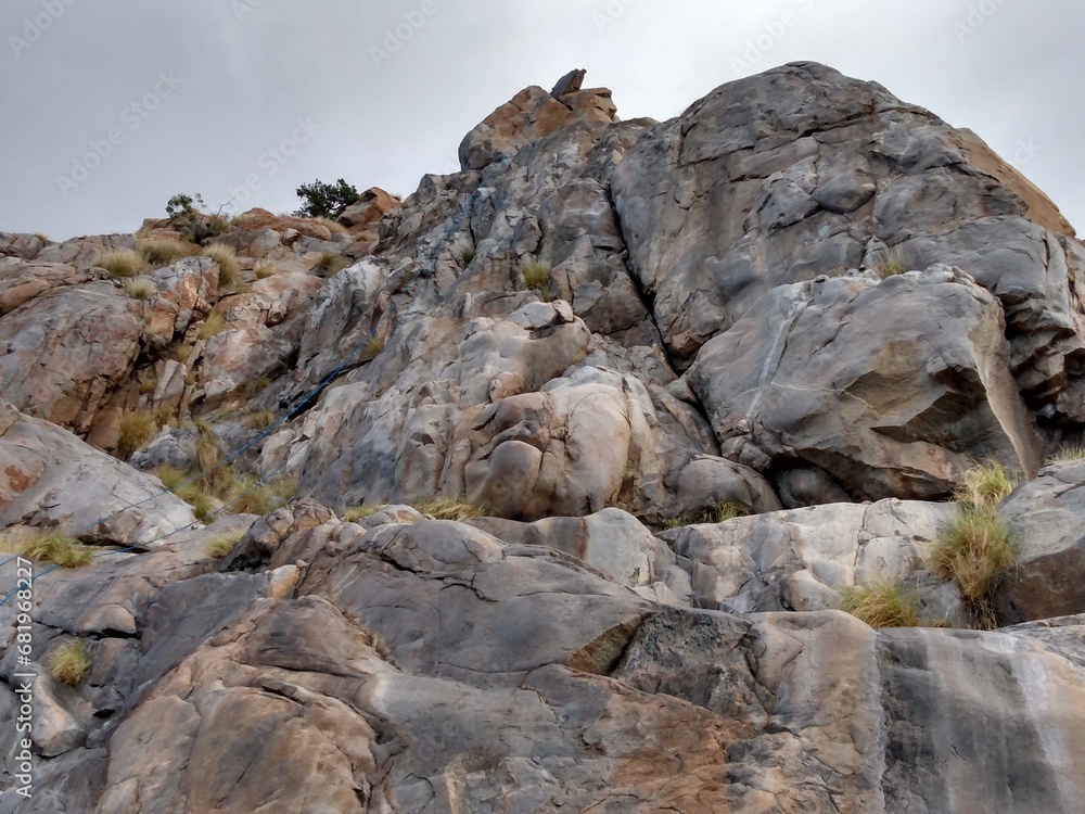 Rocks in Mission Gorge Climbing Area