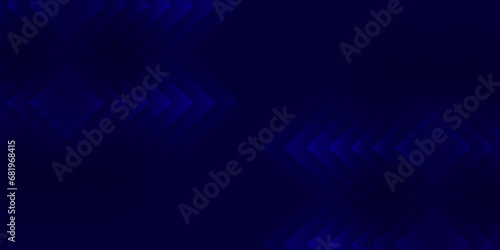 Abstract blue background with glowing blue geometric triangle design.  photo