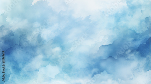 beautiful blue watercolor background
