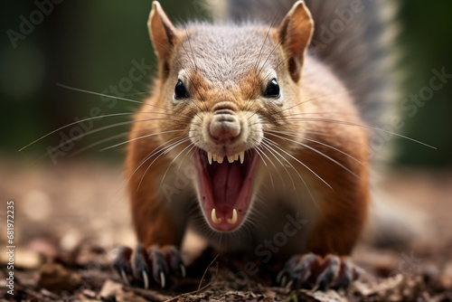  An Angry Squirrel © duyina1990
