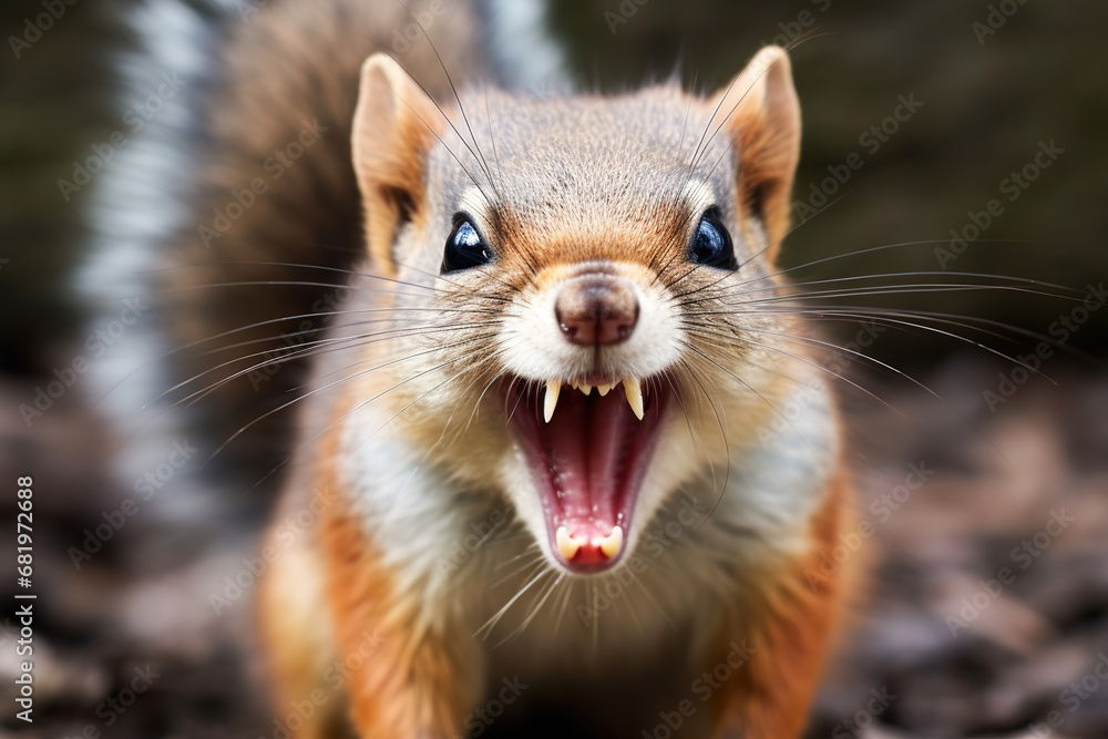 An Angry Squirrel An Angry Squirrel