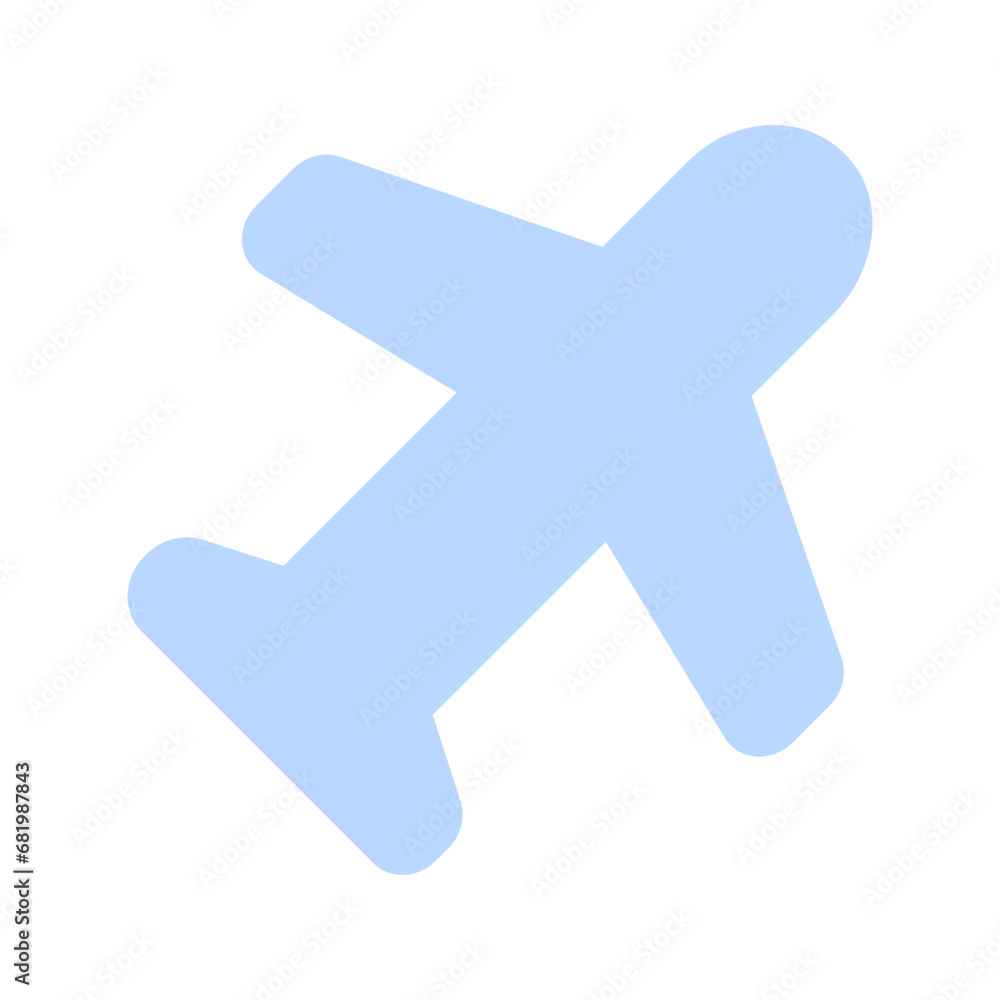 Obraz premium plane duotone icon