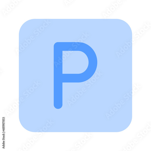parking area duotone icon