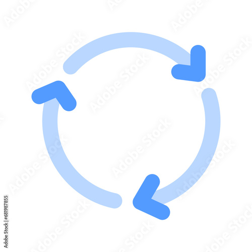 roundabout duotone icon