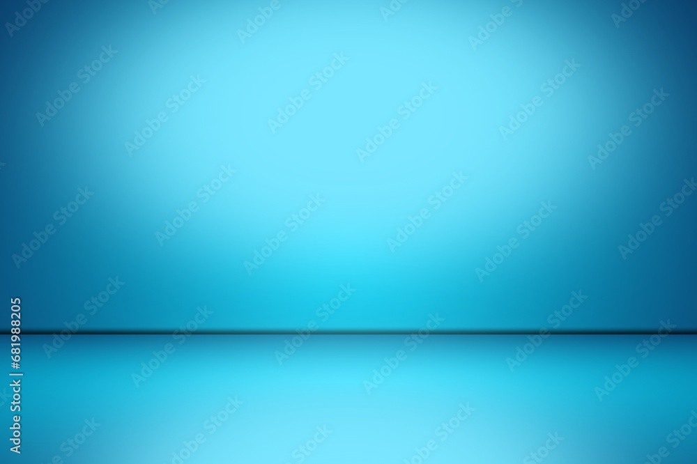 Obraz premium empty space background with gradient blue color