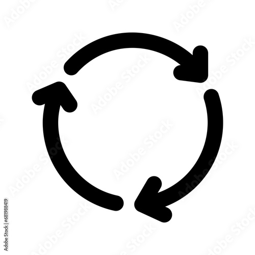 roundabout glyph icon photo