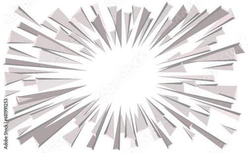 集中線、放射線のイラスト背景