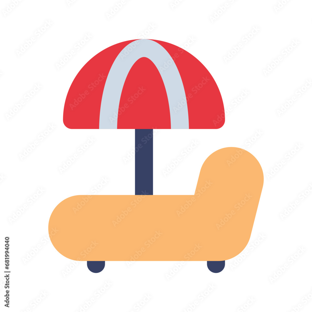 beach flat icon beach flat icon