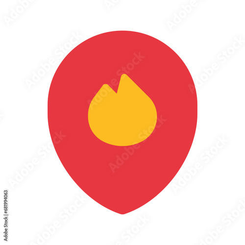 fire station flat icon