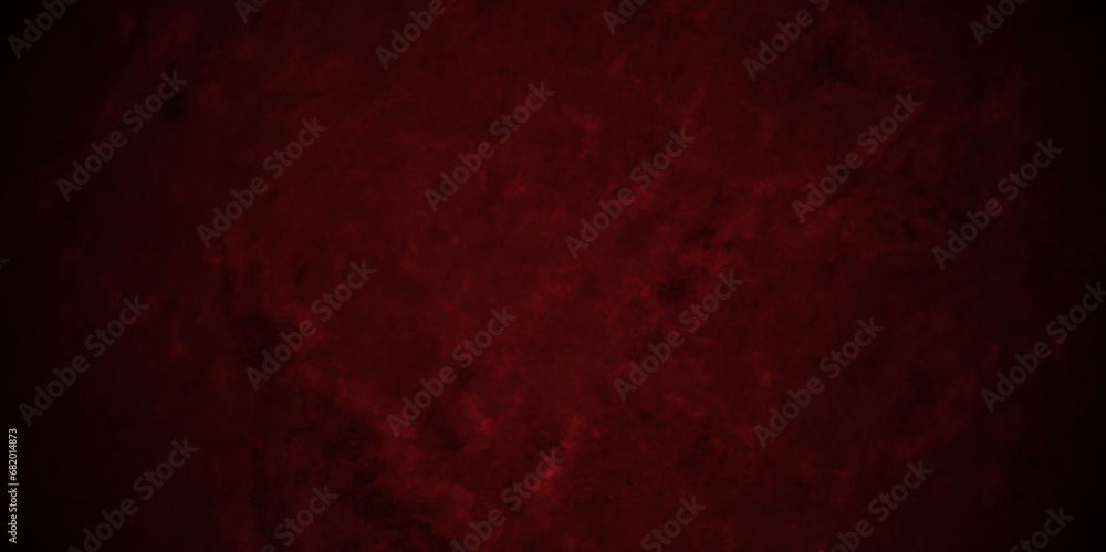 Red stone wall texture grunge rock surface. dark gray concrete background backdrop. wide panoramic banner. old wall stone for dark red distressed grunge background wallpaper rough concrete wall.