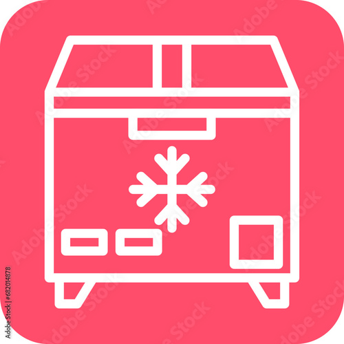 Vector Design Freezer Icon Style