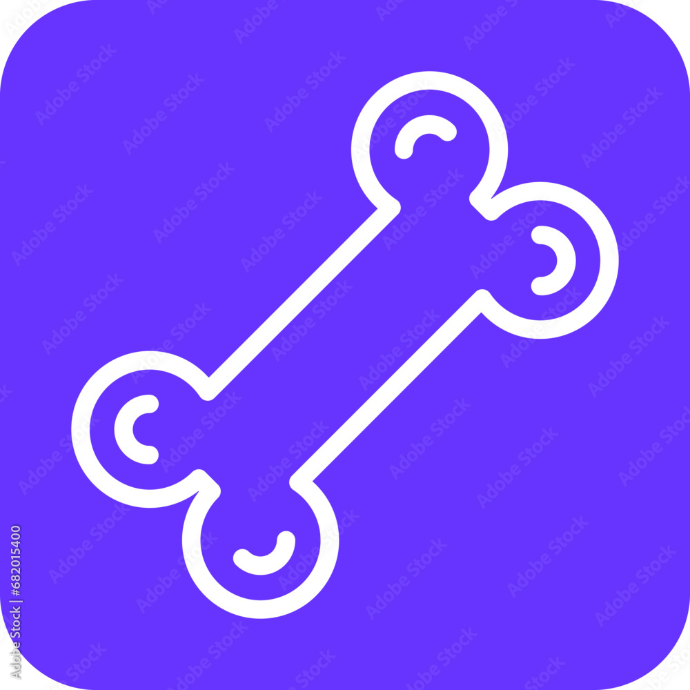 Vector Design Bone Icon Style