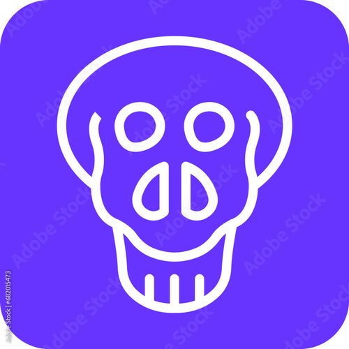 Vector Design Skull Icon Style