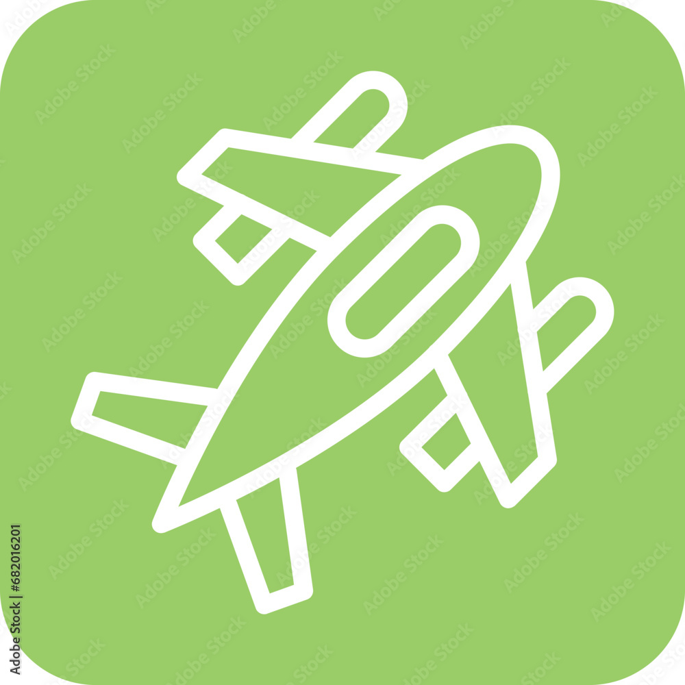 Vector Design Airplane Icon Style