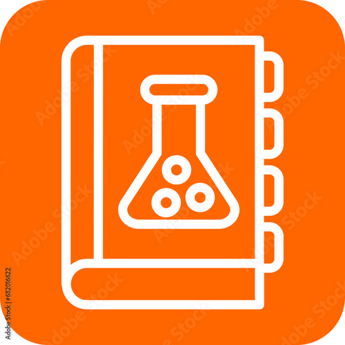 Vector Design Literary Science Icon Style