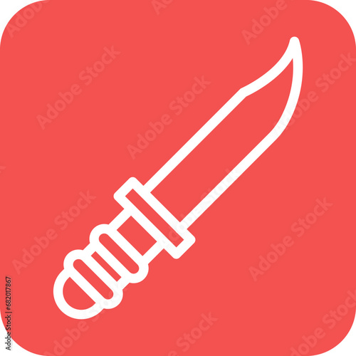 Vector Design Knife Icon Style