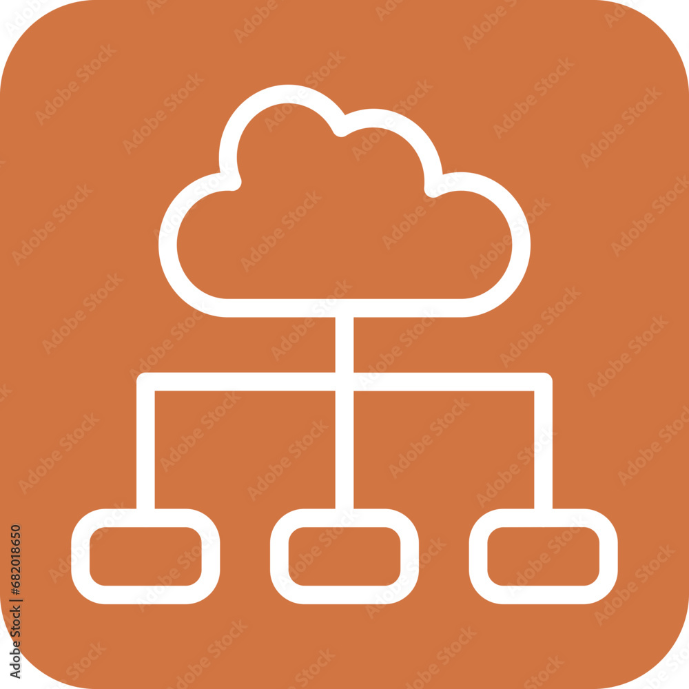 Vector Design Cloud Connection Icon Style Vector Design Cloud Connection Icon Style