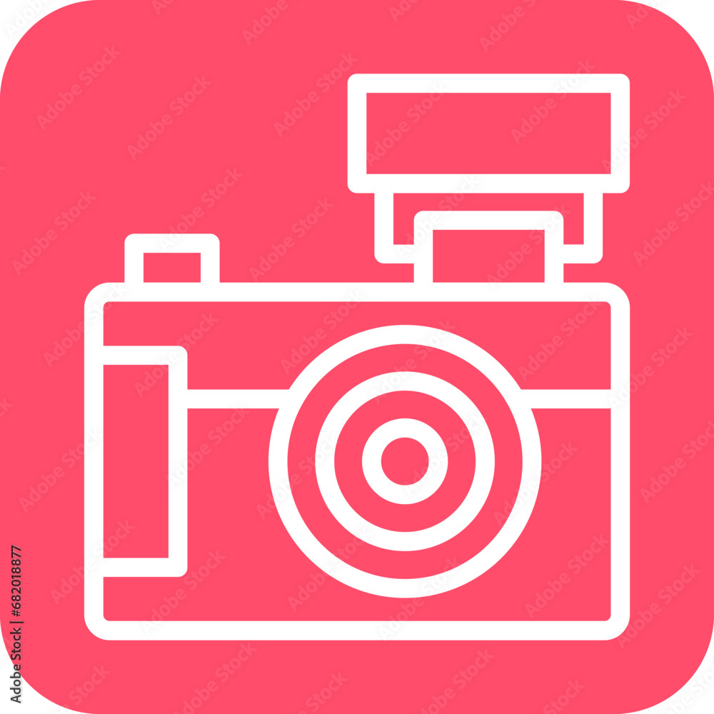 Vector Design Flash Camera Icon Style Vector Design Flash Camera Icon Style