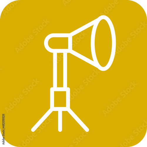 Vector Design Camera Reflector Icon Style