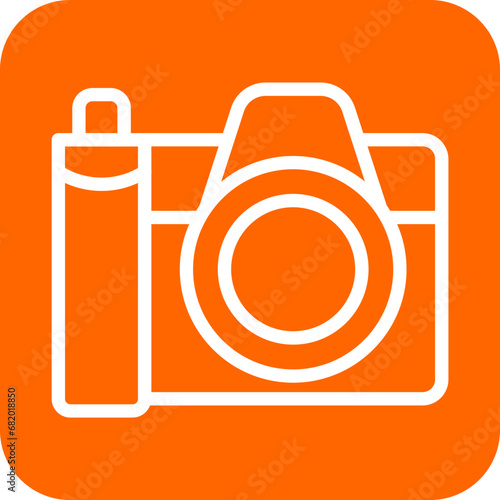 Vector Design Dslr Camera Icon Style