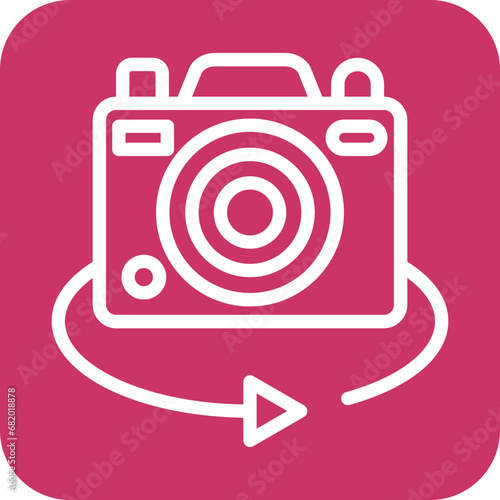 Vector Design Front Camera Icon Style