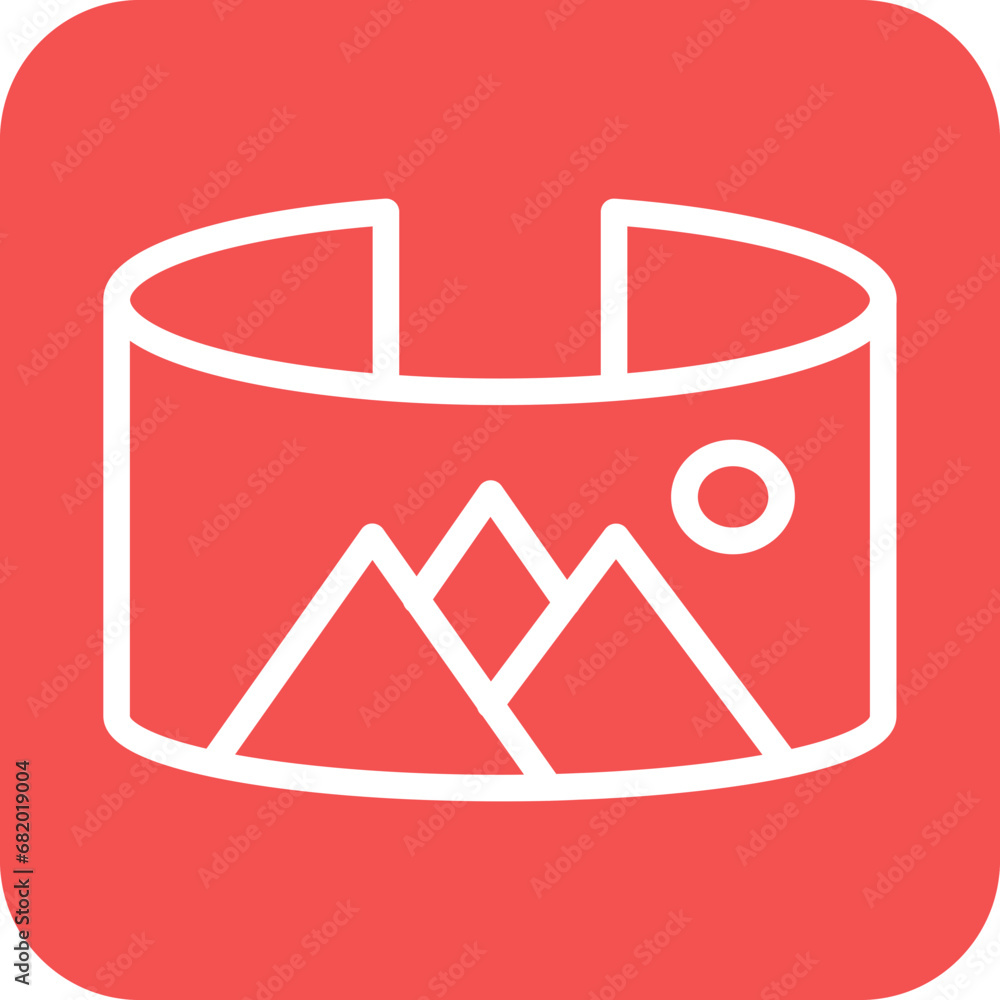 Vector Design Panoramic Icon Style Vector Design Panoramic Icon Style