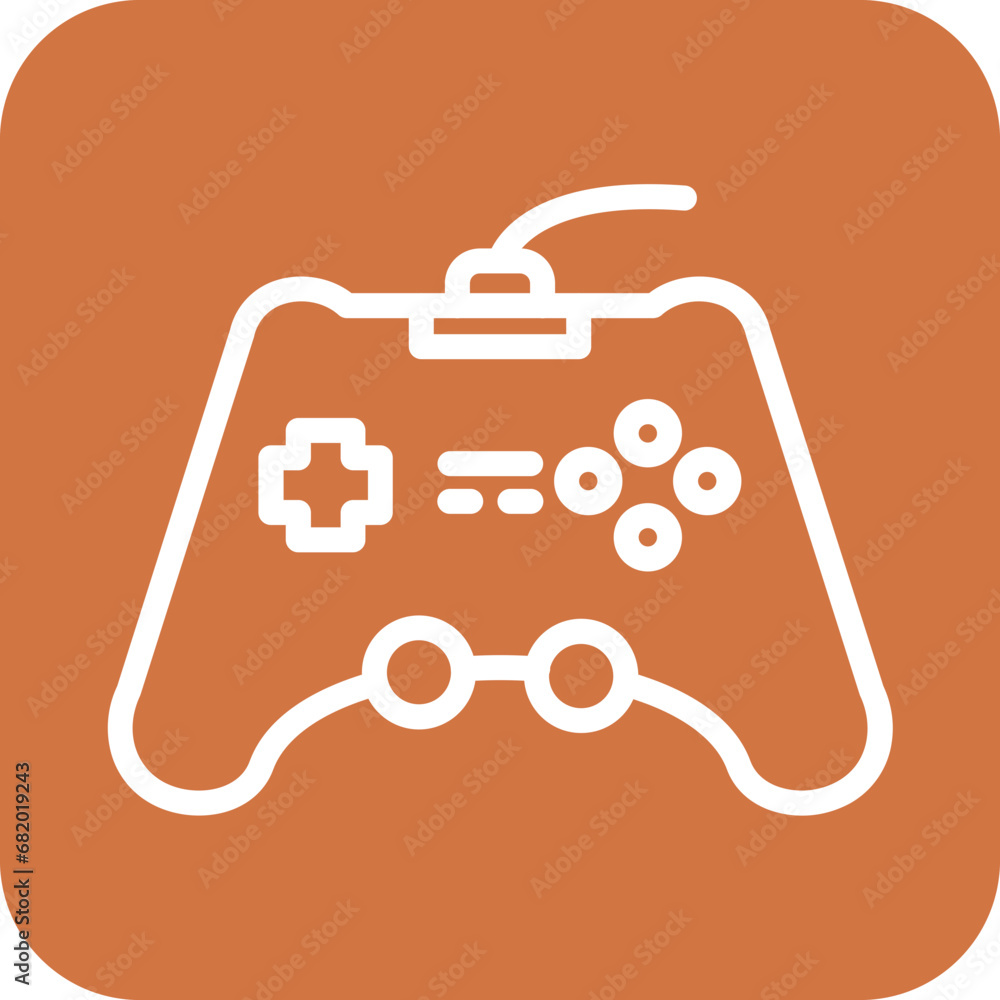 Obraz premium Vector Design Game Console Icon Style