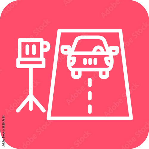Vector Design Speed Trap Icon Style