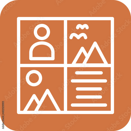 Vector Design Storyboard Icon Style