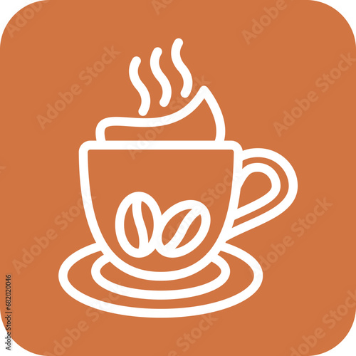 Vector Design Cappuccino Icon Style