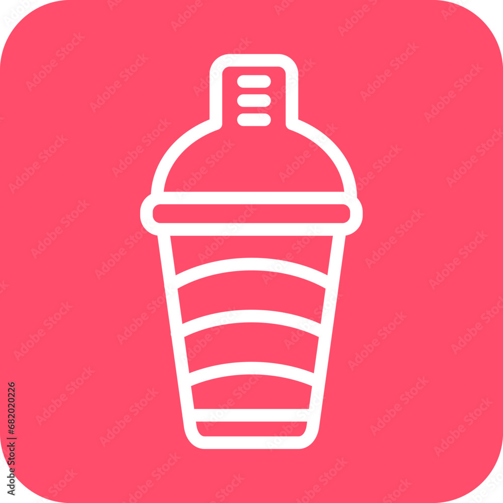 Vector Design Cocktail Shaker Icon Style Vector Design Cocktail Shaker Icon Style