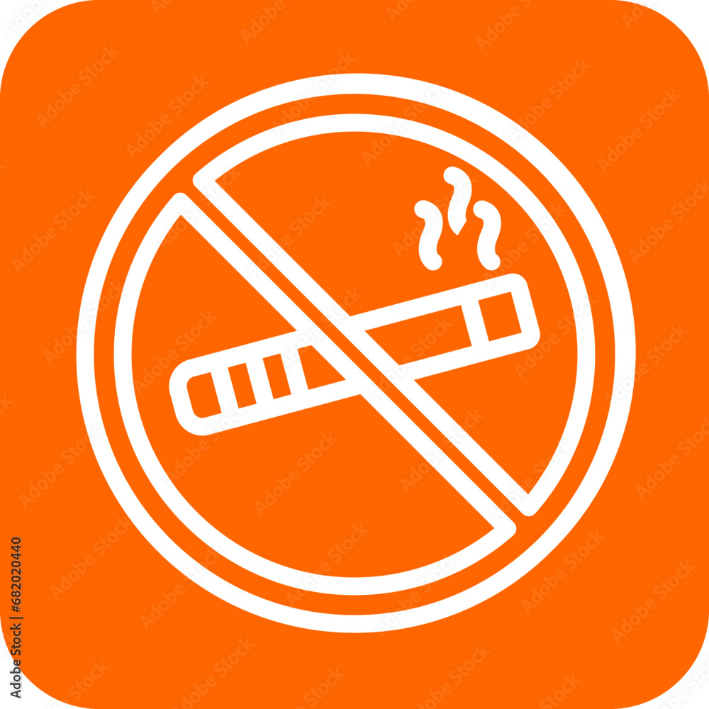 Vector Design No smoking Icon Style Vector Design No smoking Icon Style