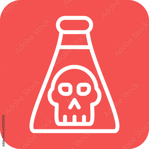 Vector Design Toxic Chemical Icon Style