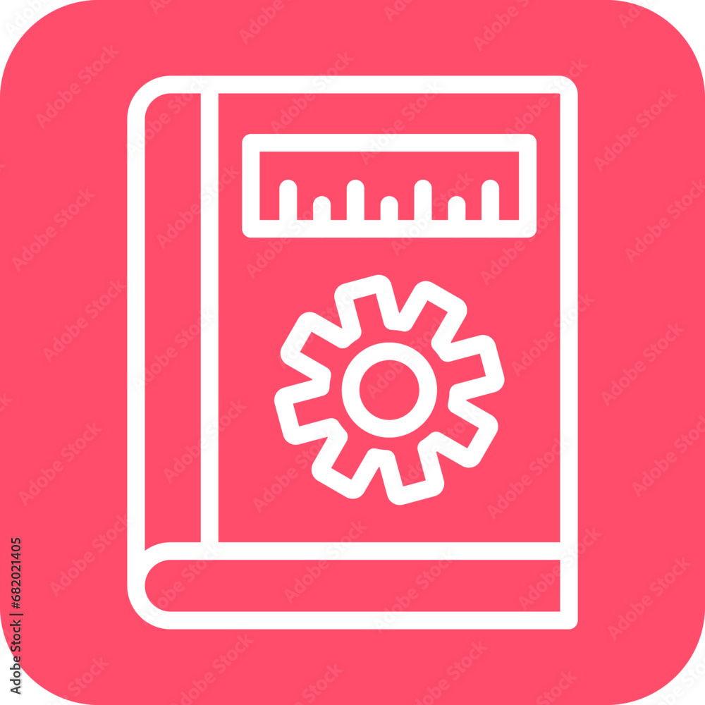 Vector Design Engineer Notebook Icon Style Vector Design Engineer Notebook Icon Style